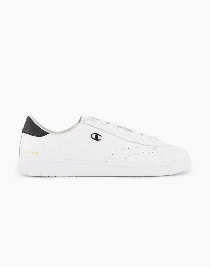 Zapatillas Champion Hombre - Club Court Colour Back Tab ( Blancas ) 6408953-YQ